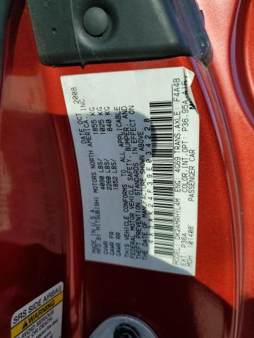 Photo 10 from auction – 2009 MITSUBISHI ECLIPSE GS with VIN 4A3AK24F39E034228