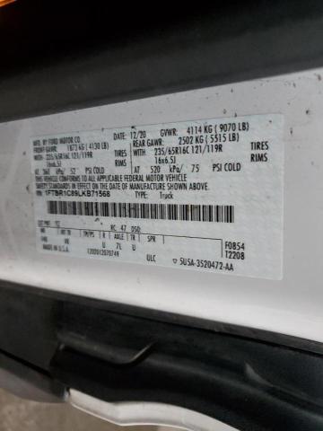 Photo 10 from auction – 2020 FORD TRANSIT T- with VIN 1FTBR1C89LKB71568