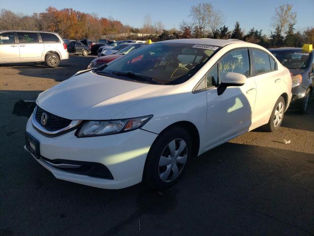 Photo 2 from auction – 2015 HONDA CIVIC LX with VIN 19XFB2F54FE224729