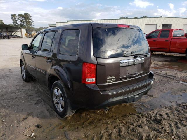 Photo 3 from auction – 2013 HONDA PILOT EXL with VIN 5FNYF3H51DB005296