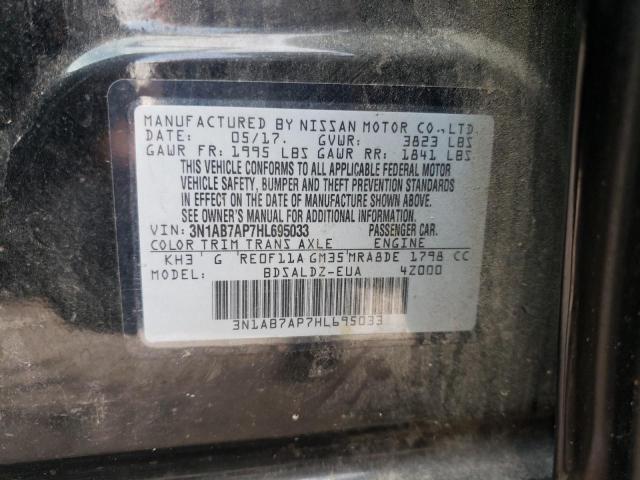 Photo 10 from auction – 2017 NISSAN SENTRA S with VIN 3N1AB7AP7HL695033