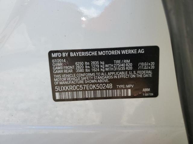 Photo 10 from auction – 2014 BMW X5 XDRIVE3 with VIN 5UXKR0C57E0K50248