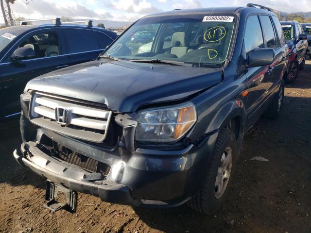 Photo 2 from auction – 2006 HONDA PILOT EX with VIN 2HKYF18466H562141