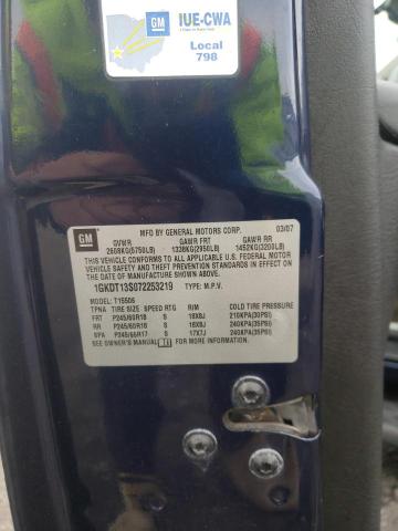 Photo 10 from auction – 2007 GMC ENVOY with VIN 1GKDT13S072253219