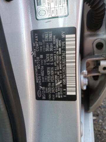 Photo 10 from auction – 2007 HYUNDAI TUCSON SE with VIN KM8JN12D67U607367