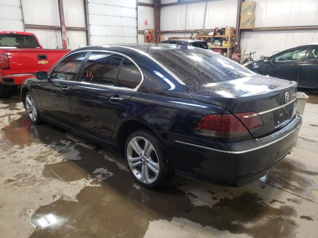 Photo 3 from auction – 2007 BMW 750 with VIN WBAHN83527DT71218