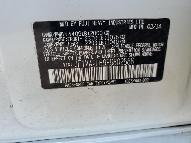 Photo 10 from auction – 2015 SUBARU WRX STI with VIN JF1VA2L69F9802586
