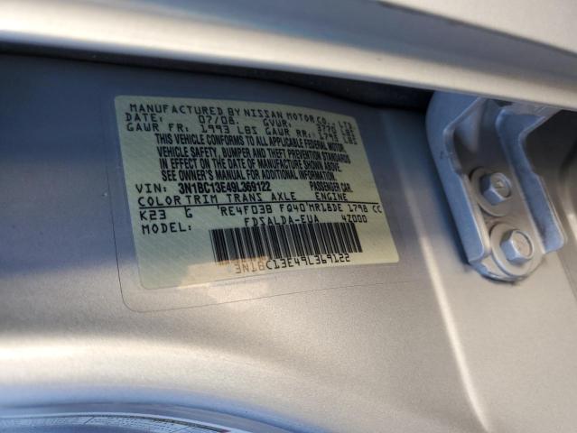 Photo 10 from auction – 2009 NISSAN VERSA S with VIN 3N1BC13E49L369122