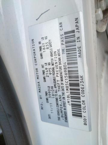 Photo 10 from auction – 2012 MAZDA 3 I with VIN JM1BL1M85C1569804