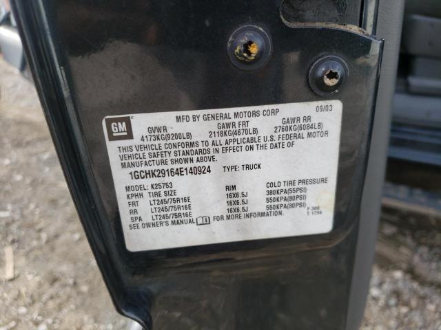 Photo 10 from auction – 2004 CHEVROLET SILVERADO with VIN 1GCHK29164E140924