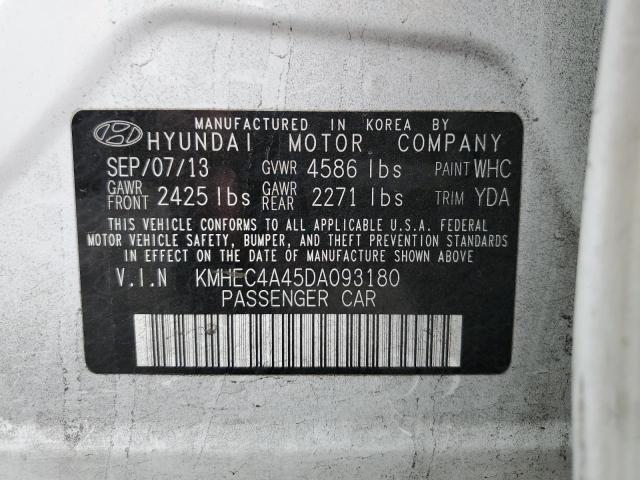 Photo 10 from auction – 2013 HYUNDAI SONATA HYB with VIN KMHEC4A45DA093180