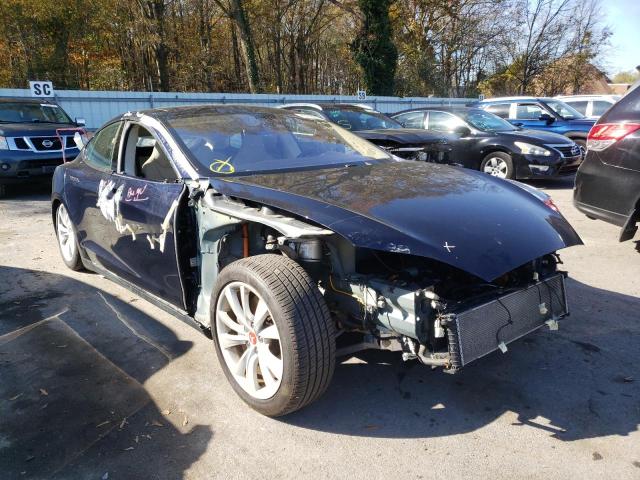 TESLA MODEL S 2014 with VIN 5YJSA1H15EFP51421 - Photo from auction