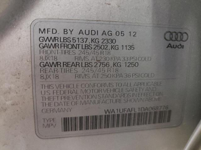 Photo 10 from auction – 2013 AUDI A4 ALLROAD with VIN WA1UFAFL1DA068776