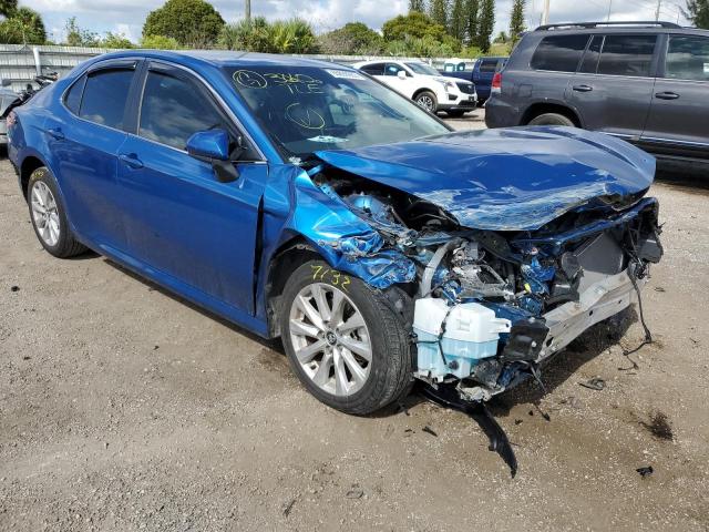 TOYOTA CAMRY LE 2020 with VIN 4T1C11AK2LU303225 - Photo from auction