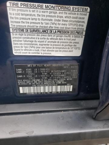 Photo 10 from auction – 2011 SUBARU OUTBACK 2. with VIN 4S4BRCGC0B3437638