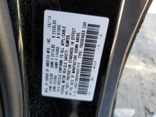 Photo 10 from auction – 2015 HONDA ACCORD EXL with VIN 1HGCT2B86FA001113