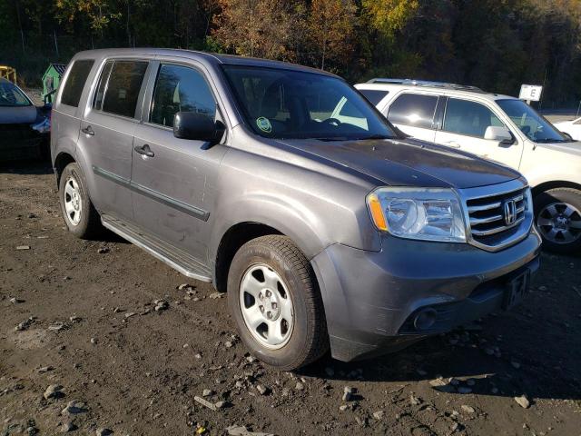 HONDA PILOT LX 2015 with VIN 5FNYF4H25FB048344 - Photo from auction