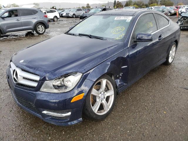 Photo 2 from auction – 2012 MERCEDES-BENZ C CLASS with VIN WDDGJ4HB0CF738039