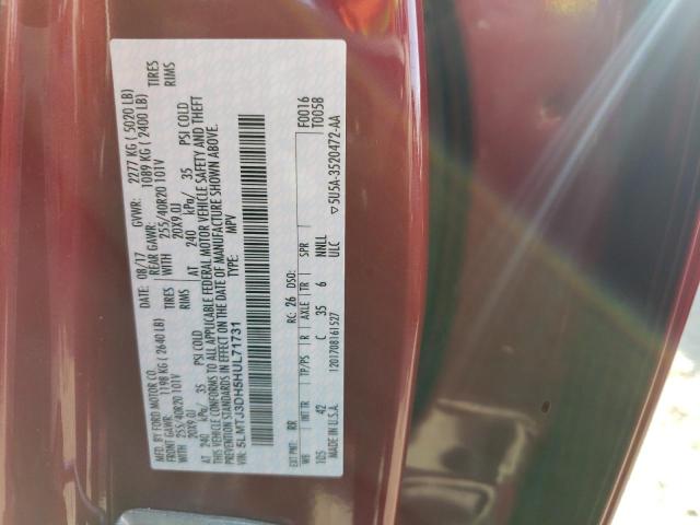 Photo 10 from auction – 2017 LINCOLN MKC RESERV with VIN 5LMTJ3DH5HUL71731
