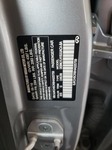 Photo 10 from auction – 2017 INFINITI QX30 BASE with VIN SJKCH5CR8HA025759