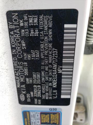 Photo 10 from auction – 2021 KIA SELTOS S with VIN KNDEU2AA4M7172137