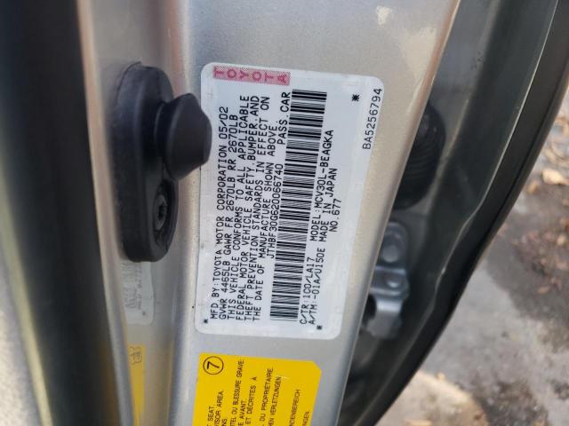 Photo 10 from auction – 2002 LEXUS ES 300 with VIN JTHBF30G620066740