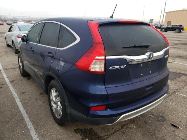 Photo 3 from auction – 2016 HONDA CR-V EX with VIN 2HKRM4H56GH728664