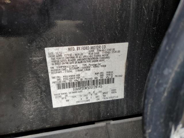 Photo 10 from auction – 2012 FORD TAURUS SEL with VIN 1FAHP2EW5CG128145
