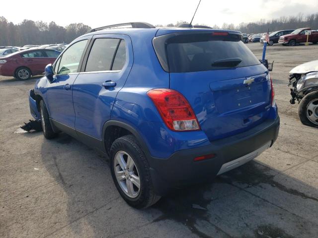 Photo 3 from auction – 2016 CHEVROLET TRAX 1LT with VIN KL7CJPSB6GB725518