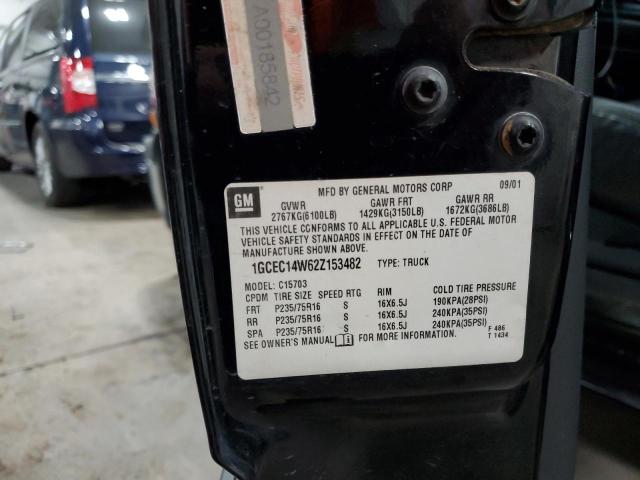 Photo 10 from auction – 2002 CHEVROLET SILVERADO with VIN 1GCEC14W62Z153482