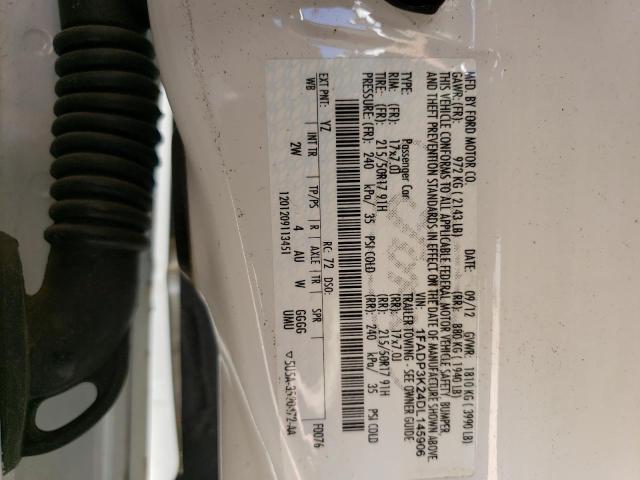 Photo 10 from auction – 2013 FORD FOCUS SE with VIN 1FADP3K24DL145906