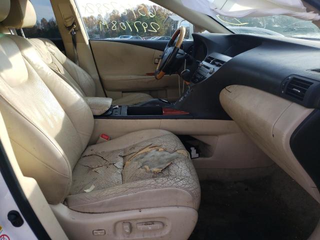 Photo 5 from auction – 2010 LEXUS RX 350 with VIN 2T2BK1BA5AC060227
