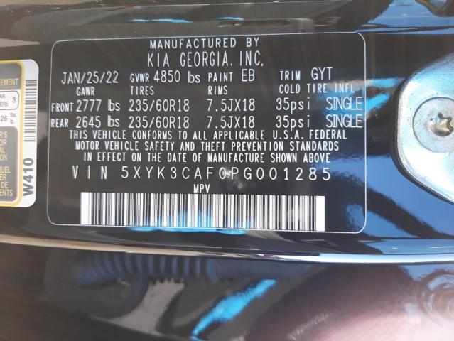 Photo 10 from auction – 2023 KIA SPORTAGE E with VIN 5XYK3CAF0PG001285