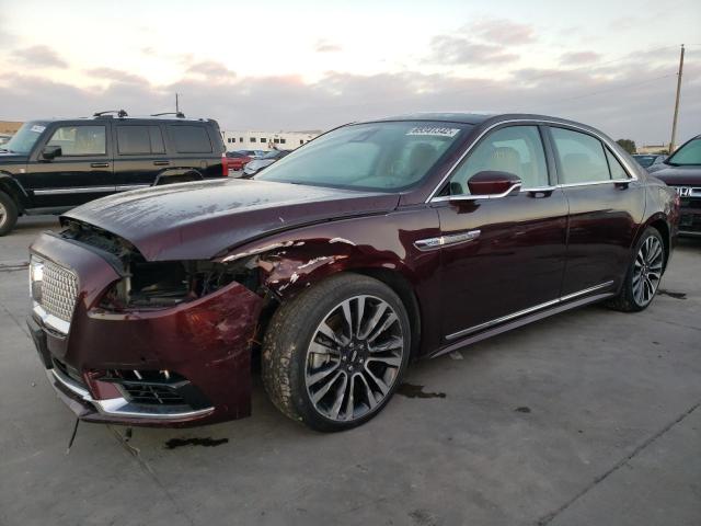 LINCOLN CONTINENTA 2017 with VIN 1LN6L9NC0H5628286 - Photo from auction