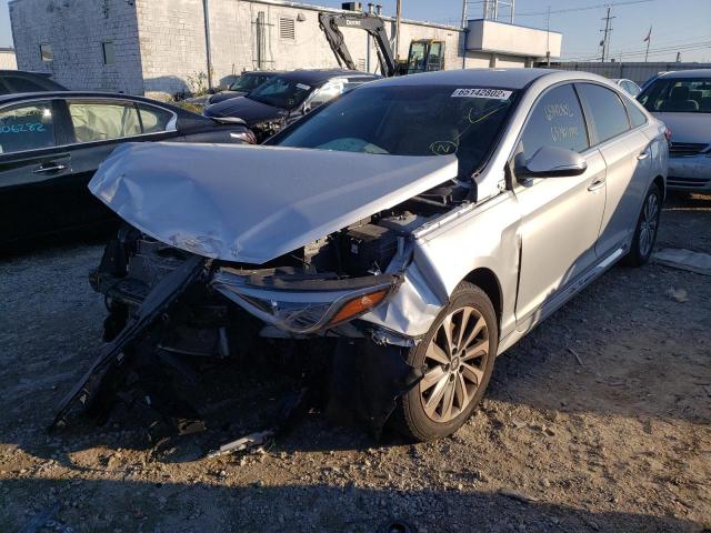 Photo 2 from auction – 2017 HYUNDAI SONATA SPO with VIN 5NPE34AF0HH550367