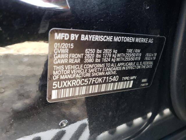 Photo 10 from auction – 2015 BMW X5 XDRIVE3 with VIN 5UXKR0C57F0K71540