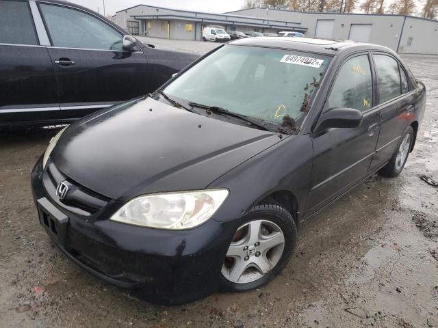 Photo 2 from auction – 2004 HONDA CIVIC EX with VIN 2HGES25804H568309