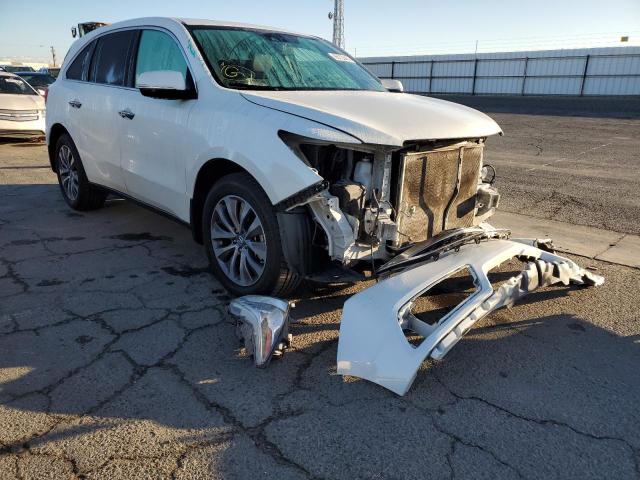 ACURA MDX TECHNO 2015 with VIN 5FRYD4H66FB011908 - Photo from auction