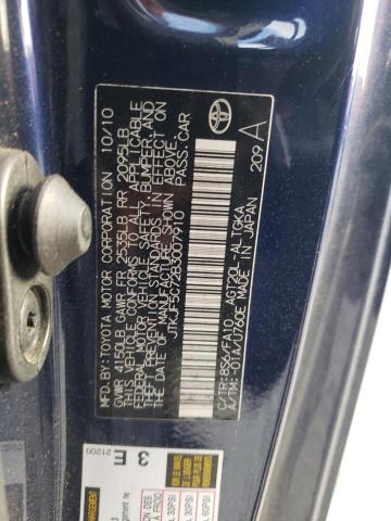 Photo 10 from auction – 2011 TOYOTA SCION TC with VIN JTKJF5C72B3007910