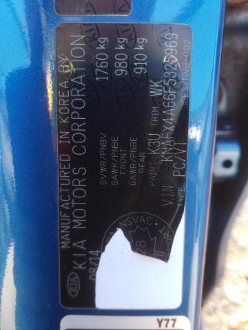 Photo 10 from auction – 2015 KIA FORTE LX with VIN KNAFX4A66F5325969