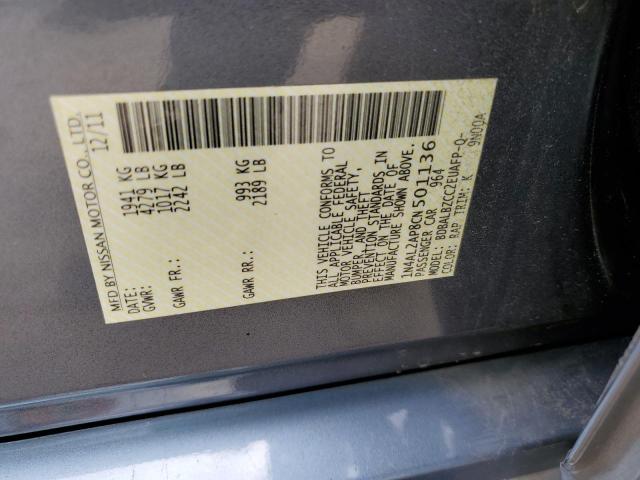 Photo 10 from auction – 2012 NISSAN ALTIMA BAS with VIN 1N4AL2AP8CN501136