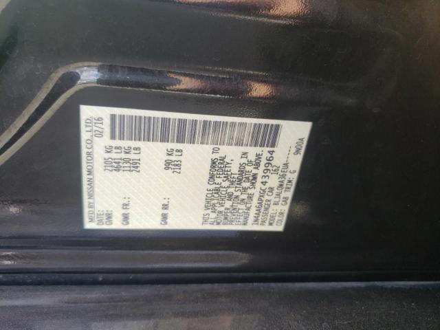 Photo 10 from auction – 2016 NISSAN MAXIMA 3.5 with VIN 1N4AA6APXGC439964