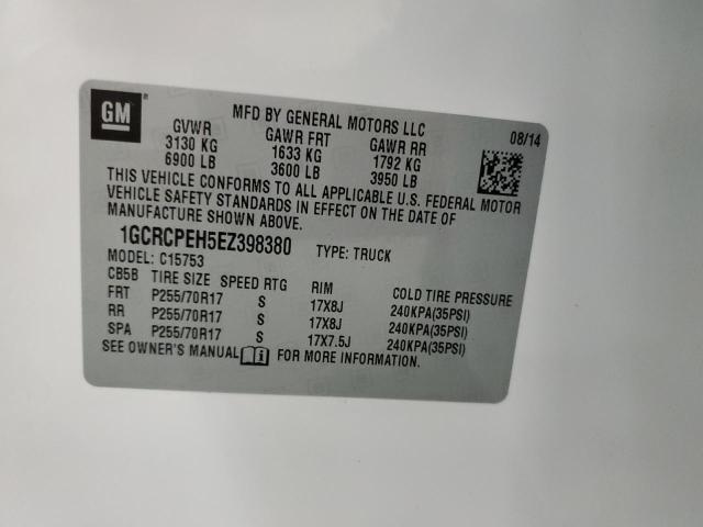 Photo 10 from auction – 2014 CHEVROLET SILVERADO with VIN 1GCRCPEH5EZ398380