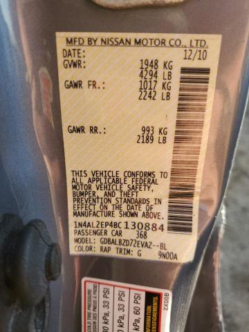 Foto 10 de la subasta – 2011 NISSAN ALTIMA con VIN 1N4AL2EP4BC130884