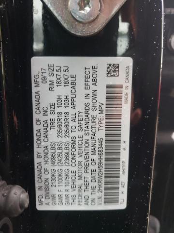 Photo 10 from auction – 2017 HONDA CR-V EX with VIN 2HKRW2H59HH683445