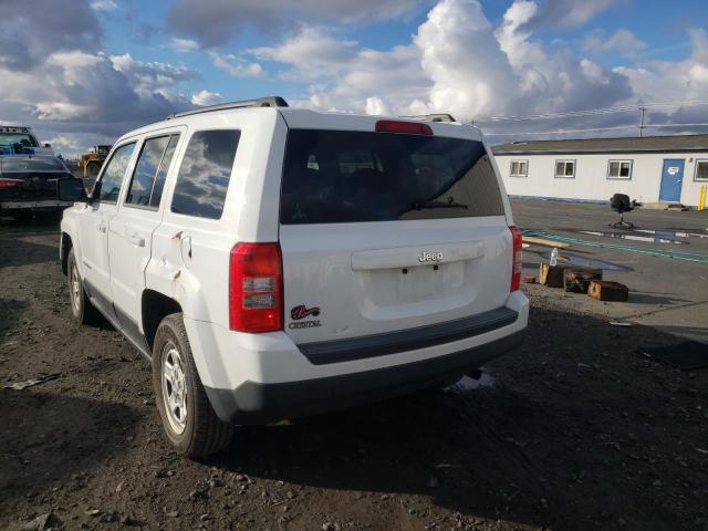 Photo 3 from auction – 2015 JEEP PATRIOT SP with VIN 1C4NJPBAXFD413451
