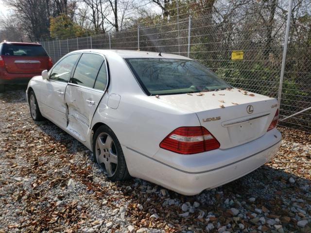 Photo 3 from auction – 2005 LEXUS LS 430 with VIN JTHBN36F555001595
