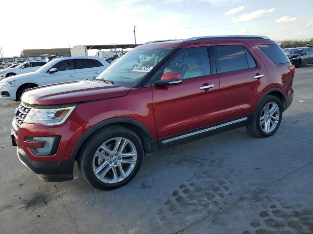 FORD EXPLORER L 2017 with VIN 1FM5K7F89HGA75025 - Photo from auction