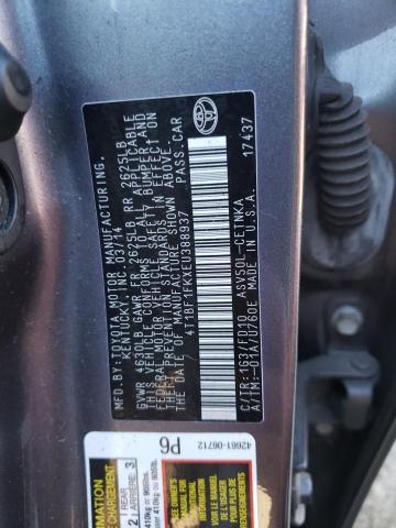 Photo 10 from auction – 2014 TOYOTA CAMRY L with VIN 4T1BF1FKXEU388937