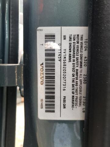 Photo 10 from auction – 2005 VOLVO S40 T5 with VIN YV1MS682052077316